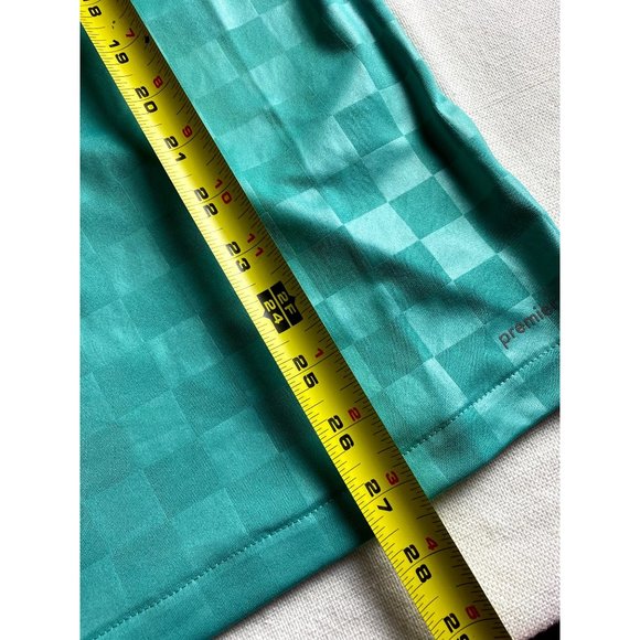 Umbro Check Diamond Performance Short Sleeve Shirt Mint Green/Black Size… - Picture 7 of 9